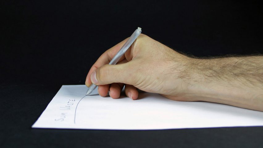 Sum Waste Pen by Pratt Institute student Garrett Benisch