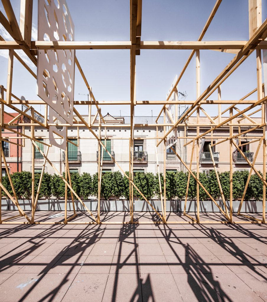 Summer Pavilion by Eugeni Bach, Anthony Burrill and Elisava Barcelona students