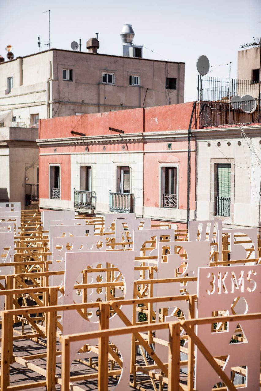 Summer Pavilion by Eugeni Bach, Anthony Burrill and Elisava Barcelona students