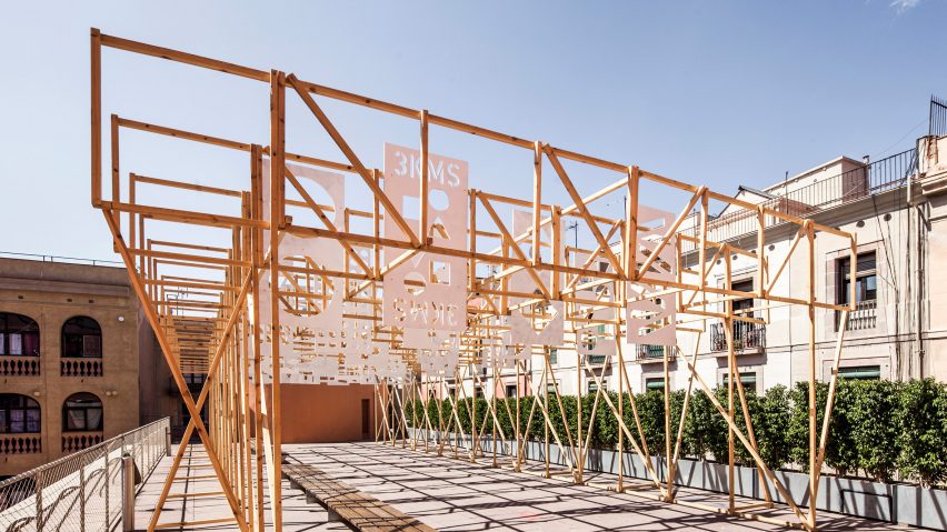 Summer Pavilion by Eugeni Bach, Anthony Burrill and Elisava Barcelona students