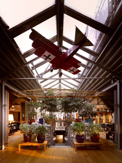 Terry Farrell flat for sale in Old Aeroworks factory, Marylebone, London