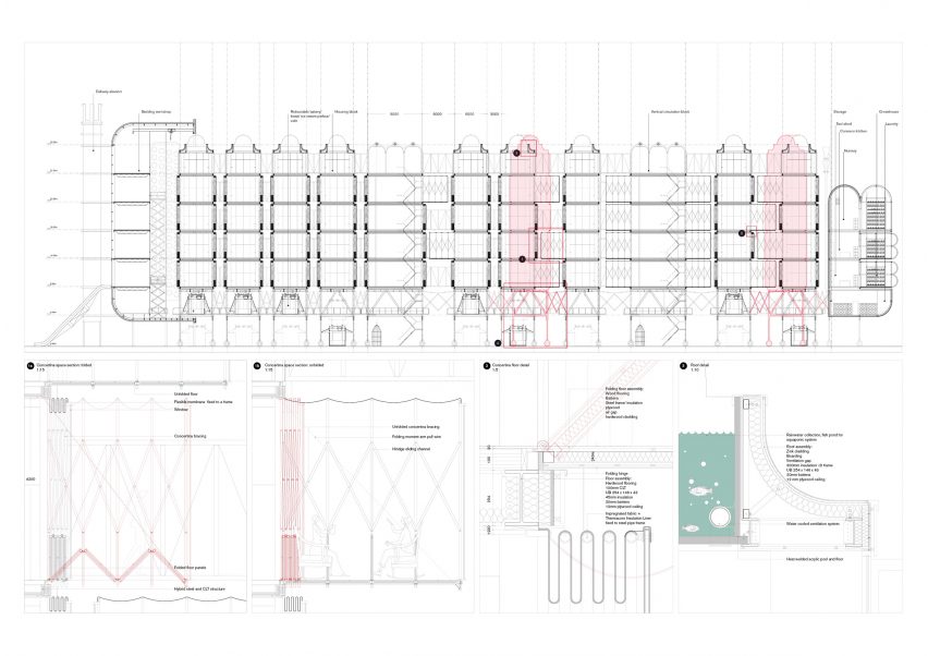 The Gift masterplan for Paris, Texas, by Bartlett graduate Vilius Vizgaudis