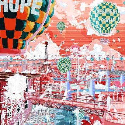 The Gift masterplan for Paris, Texas, by Bartlett graduate Vilius Vizgaudis