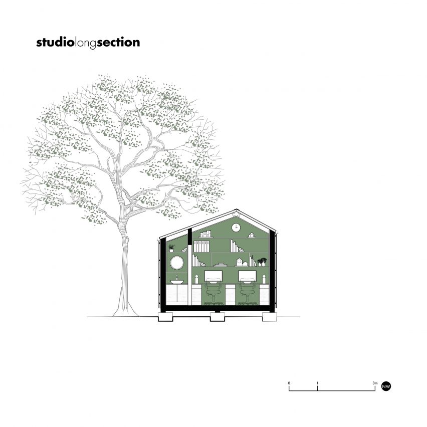 Section of The Light Shed by Richard John Andrews