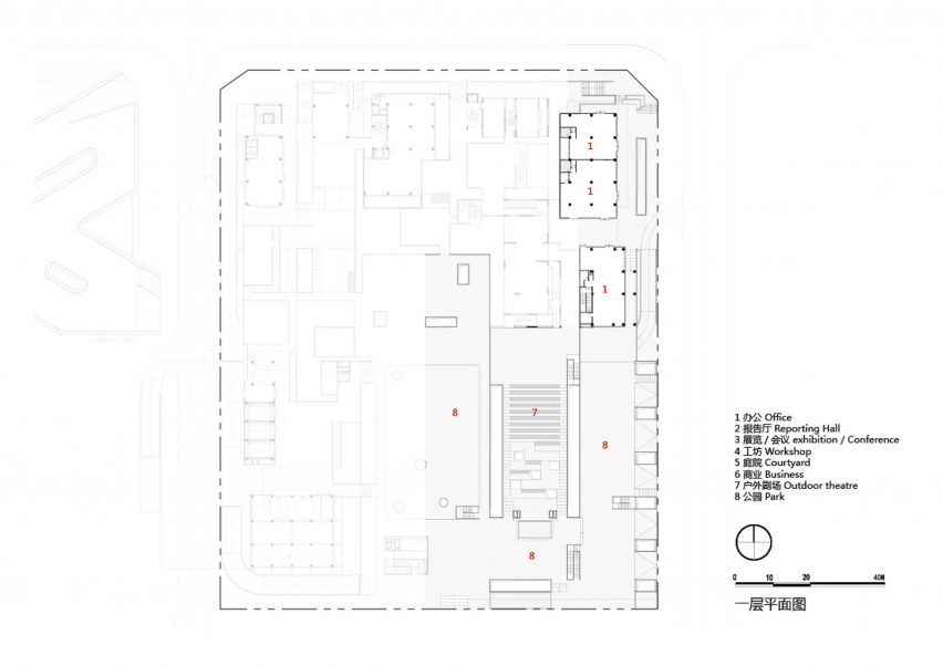 Plan of Vanke Design Community Liuxiandong Plot A4 B2 by fcha