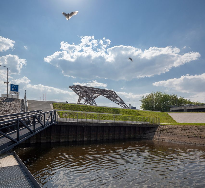 Viewpoints at Lauwersmeer National Park by Vector-I Architects