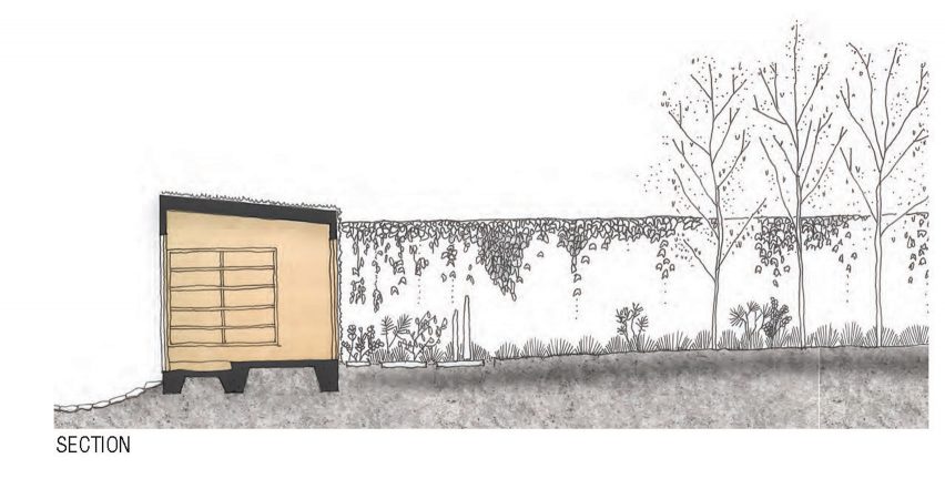 Section of Writer's Shed by Matt Gibson