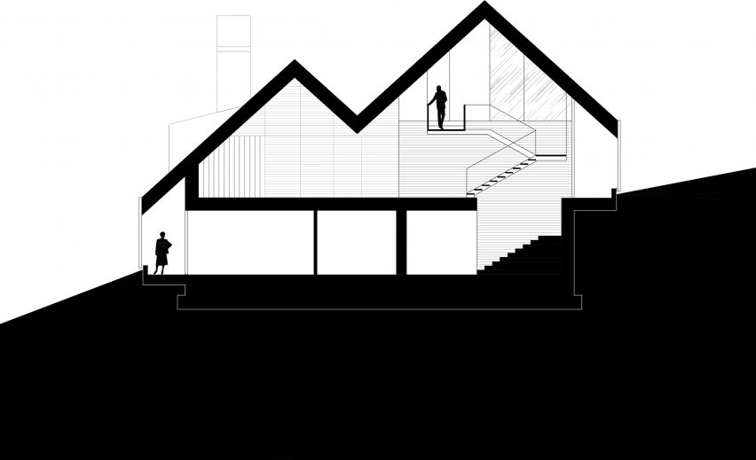 Section of Z House by Geza