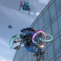 Danish designers propose using roaming 3D-printing robots to repair environments