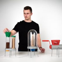 Jamie Pybus Fungi Factory mushroom coffee grounds