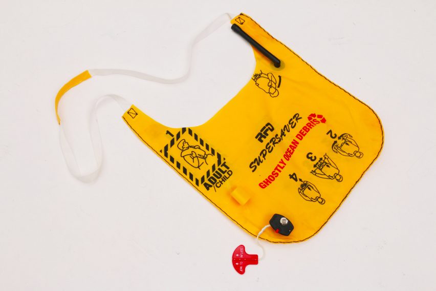 Ghostly Ocean Debris Harry Jones refugee life jacket