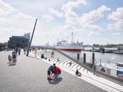 Niederhafen River Promenade by Zaha Hadid Architects