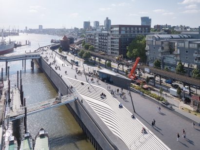 Niederhafen River Promenade by Zaha Hadid Architects