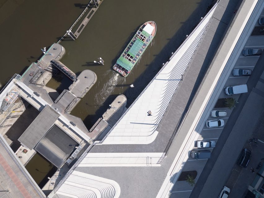 Niederhafen River Promenade by Zaha Hadid Architects