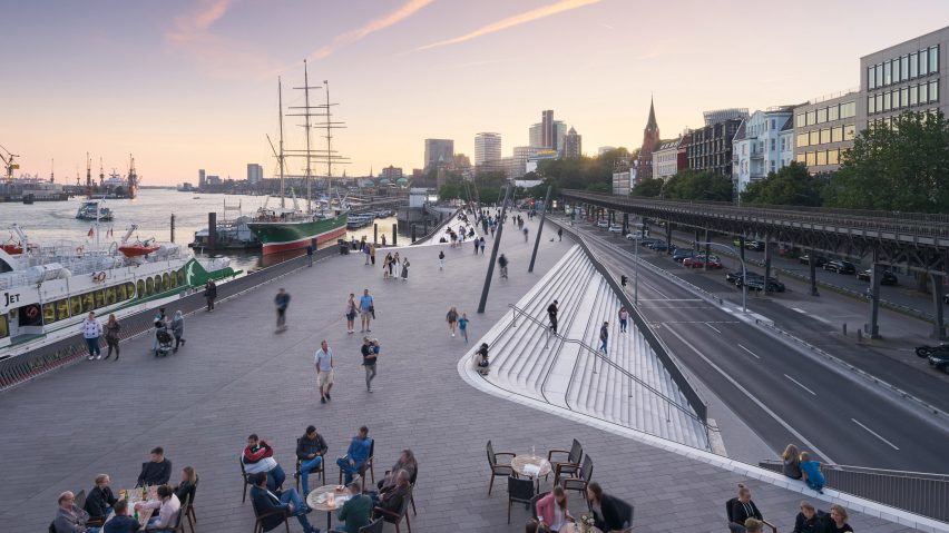 Niederhafen River Promenade by Zaha Hadid Architects