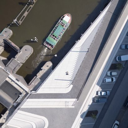 Niederhafen River Promenade by Zaha Hadid Architects