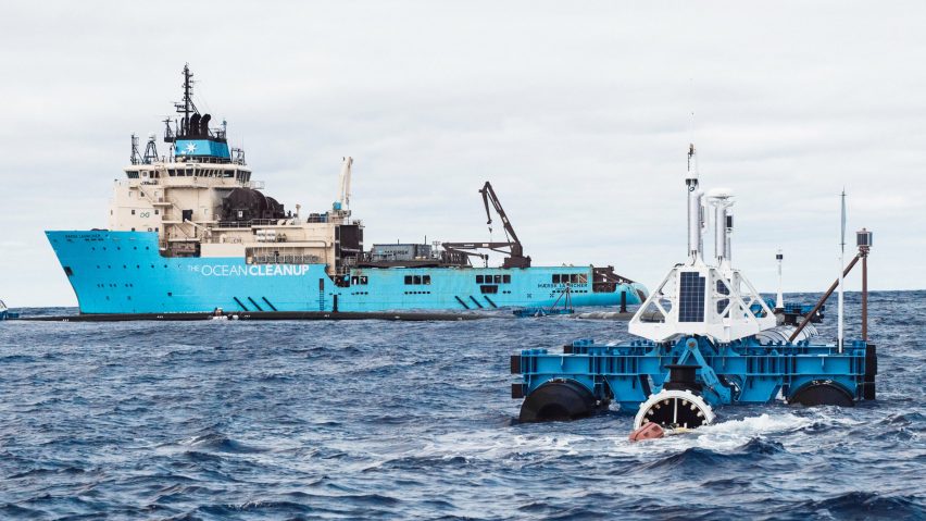 Ocean Cleanup plastic burning