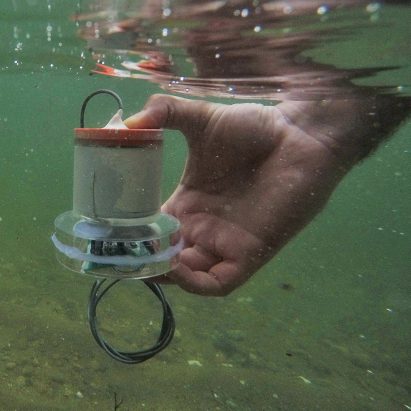 MIT underwater sensor Piezo-Acoustic Backscatter System