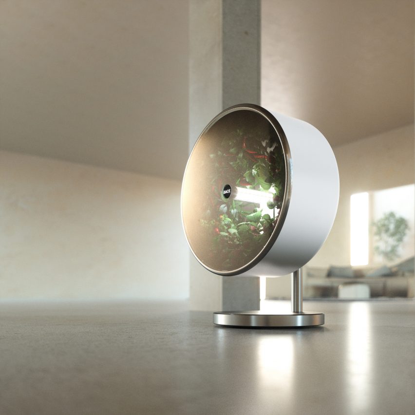 Bace Rotofarm "rotary hyponic" garden by Bace