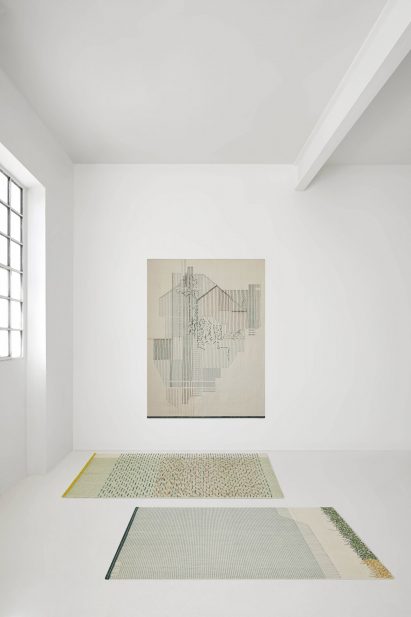 BackStitch rug by Raw Edges for Gan