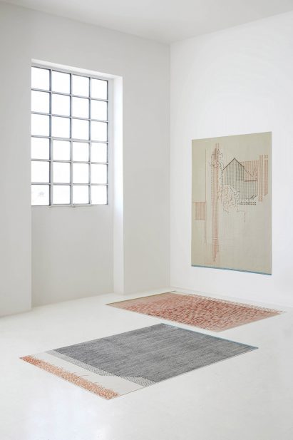 BackStitch rug by Raw Edges for Gan