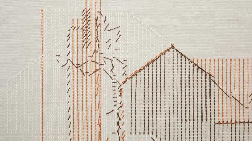 BackStitch rug by Raw Edges for Gan