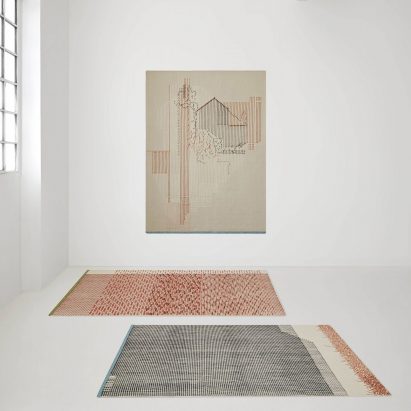 BackStitch rug by Raw Edges for Gan
