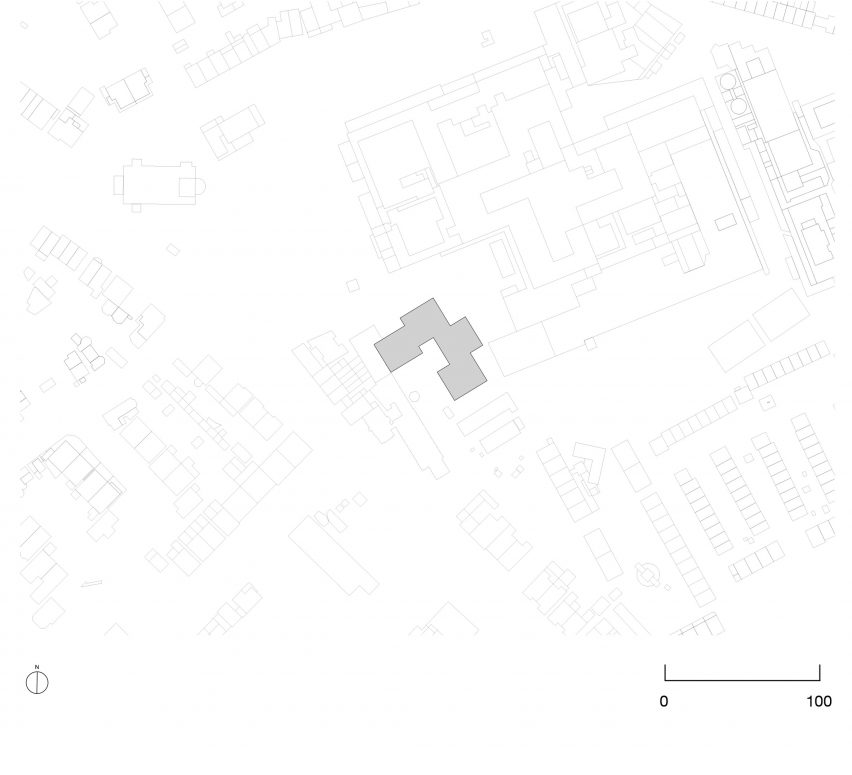 Site plan of Bella Vue housing by Morris + Company for Pegasus Life