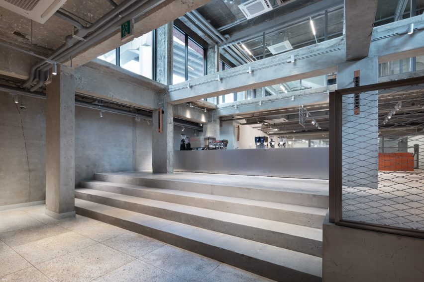 Blue Bottle Coffee cafe in Seongsu by Schemata Architects