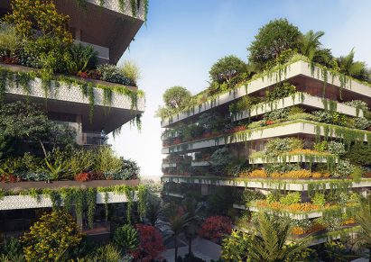 Egypt vertical forest blocks by Stefano Boeri Architetti