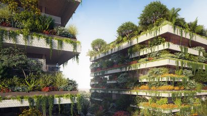 Egypt vertical forest blocks by Stefano Boeri Architetti