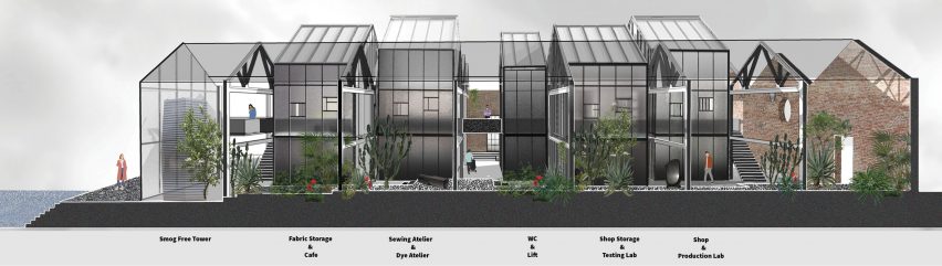 Carbon Capture Facility by Royal College of Art graduate Rhea Adaimi