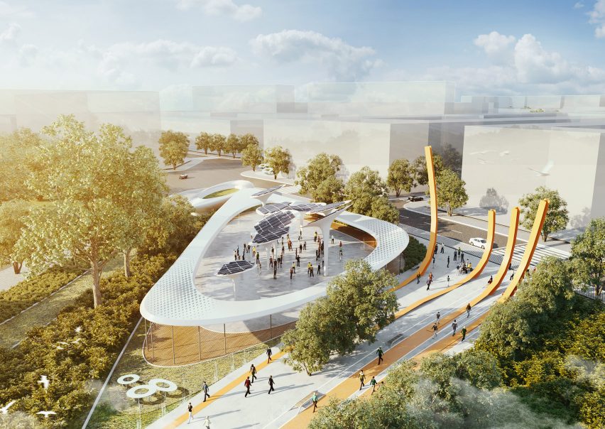 Central Park masterplan for Ho Chi Minch City in Vietnam by LAVA and Aspect Studio