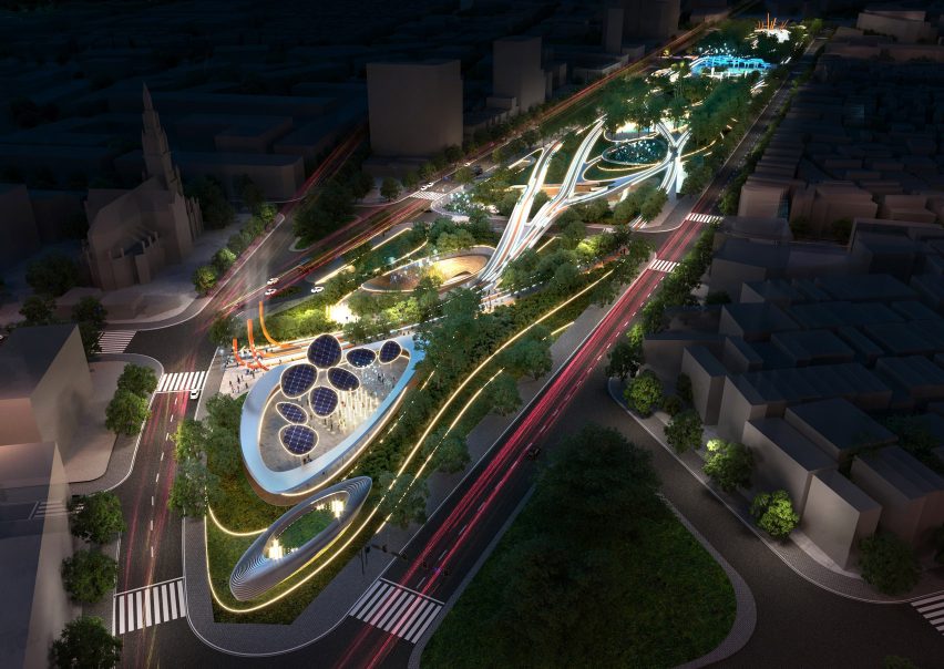 Central Park masterplan for Ho Chi Minch City in Vietnam by LAVA and Aspect Studio