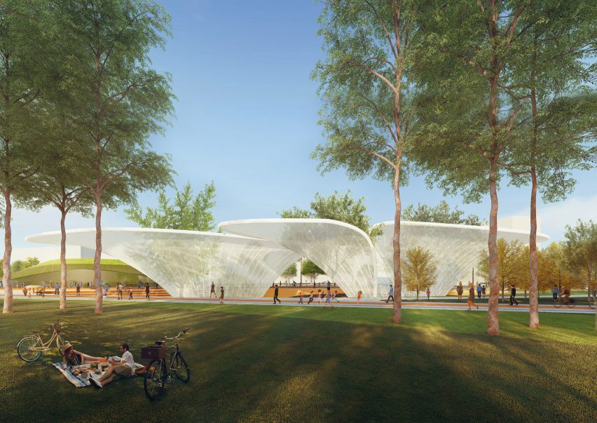 Central Park masterplan for Ho Chi Minch City in Vietnam by LAVA and Aspect Studio