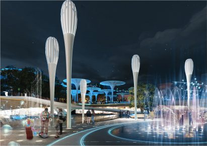 Central Park masterplan for Ho Chi Minch City in Vietnam by LAVA and Aspect Studio