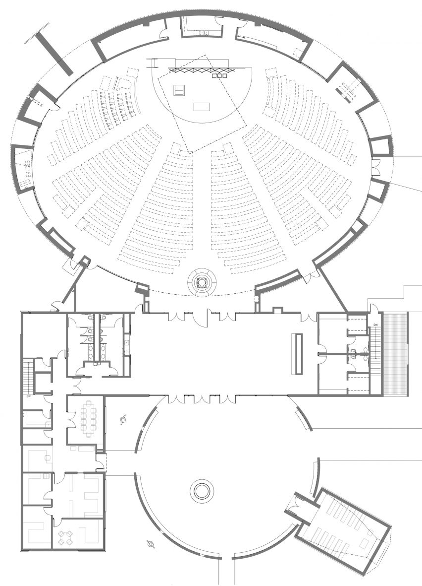 Chapel of Mines by Sparano + Mooney Floor Plan