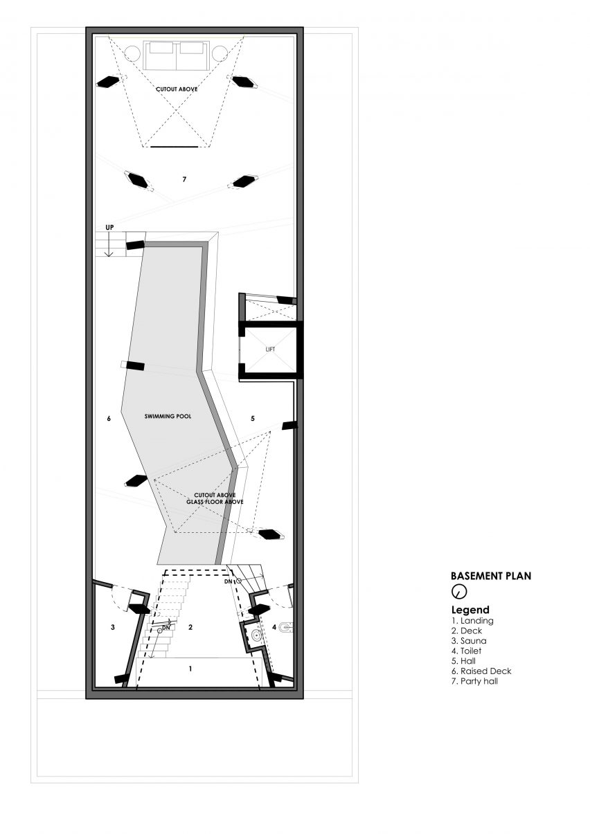 Cleft House in New Delhi by Anagram Architects