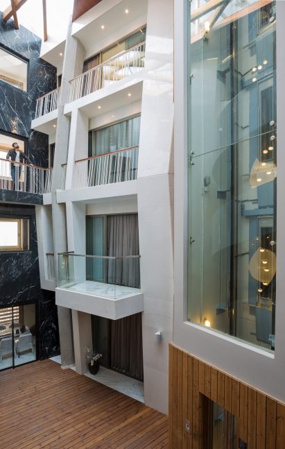 Cleft House in New Delhi by Anagram Architects