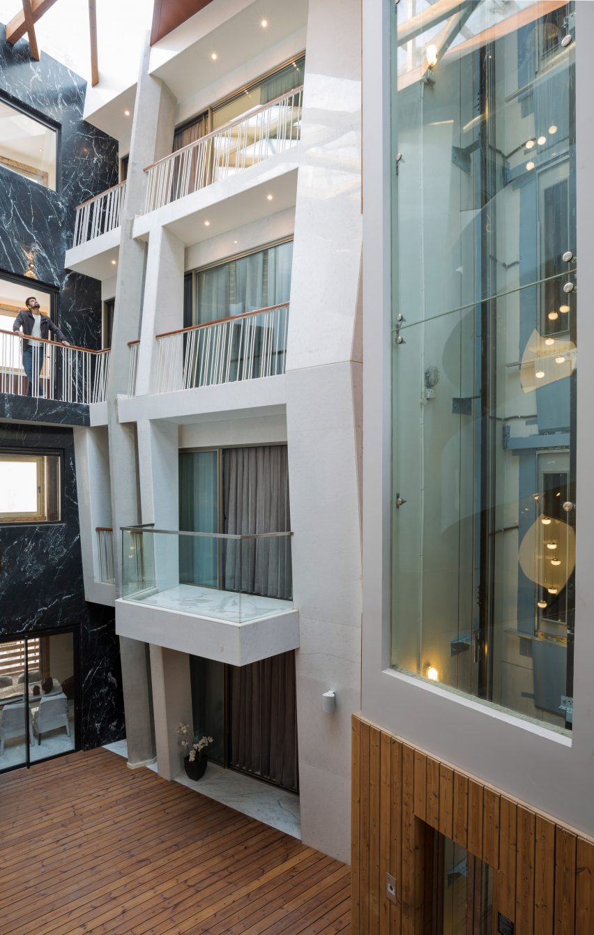 Cleft House in New Delhi by Anagram Architects