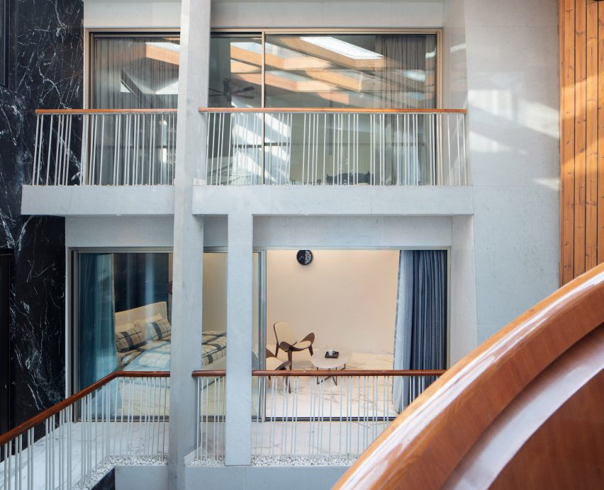 Cleft House in New Delhi by Anagram Architects