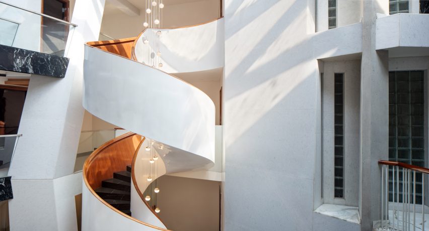 Cleft House in New Delhi by Anagram Architects