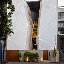 Cleft House in New Delhi by Anagram Architects