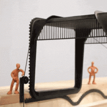 Cody Dock Rolling Bridge by Thomas Randall-Page