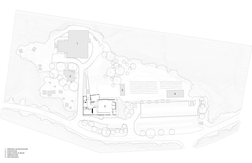 Common Ground High School by Gray Organschi Site Plan