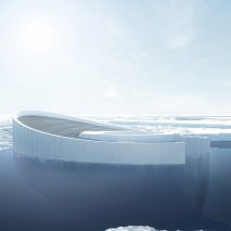 Dezeen Weekly features a proposal to re-freeze Arctic sea water and seesaws installed on the US-Mexico border wall
