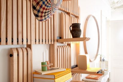 Gate modular shelving by Artem Zakharchenko-Halytskyi