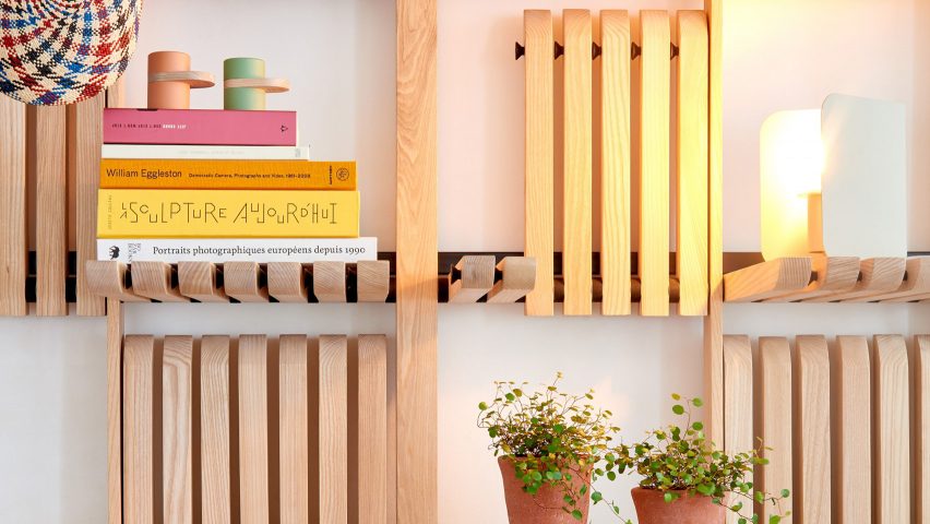 Gate modular shelving by Artem Zakharchenko-Halytskyi