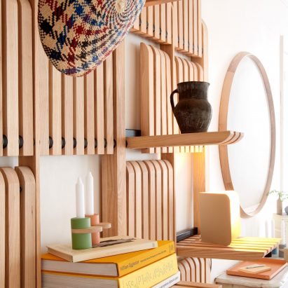 Gate modular shelving by Artem Zakharchenko-Halytskyi