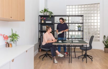 HØLTE showroom and studio for customising IKEA kitchens